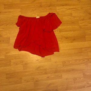 Off the shoulder top